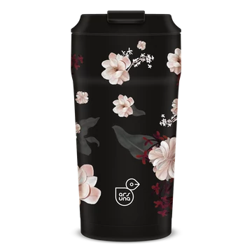 Ars Una thermo bögre-470ml - Flowery black