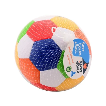Puha színes bébilabda 15 cm