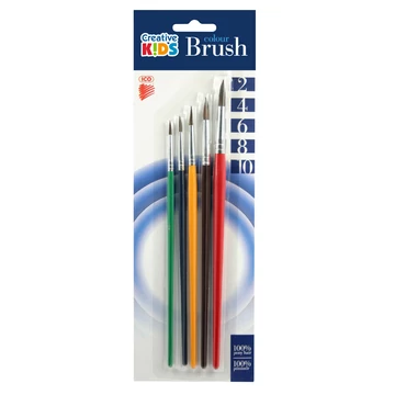 ICO CREATIVE KIDS Ecset szett 2-4-6-8-10 5 DB-OS Festett BL