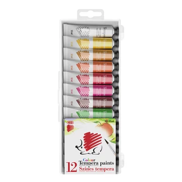 ICO SÜNI Tempera színes 12 tubusos 12ml/tubus
