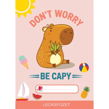 ICO SÜNI Leckefüzet capybara A/5