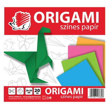 ICO SÜNI Origami lapok 20 lap, 20x20 cm