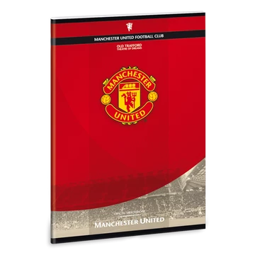 Manchester United A/4 extra kapcsos füzet-négyzethálós