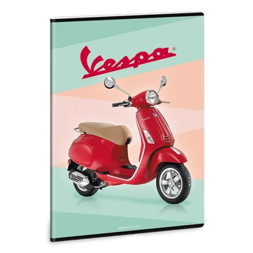 Vespa Standard A/4 extra kapcsos füzet-négyzethálós