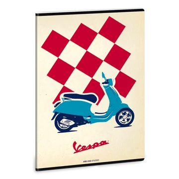 Vespa Pepita A/4 extra kapcsos füzet-négyzethálós