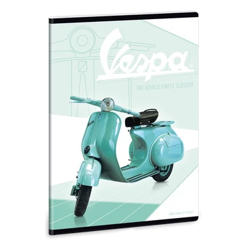 Vespa Retro A/5 extra kapcsos füzet-vonalas