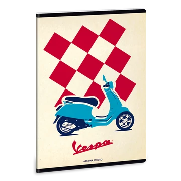 Vespa Pepita A/5 extra kapcsos füzet-négyzethálós