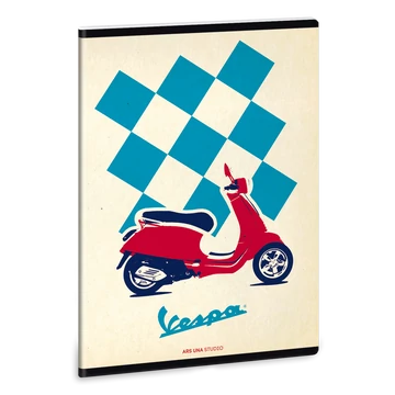Vespa Feelings A/5 extra kapcsos füzet-négyzethálós