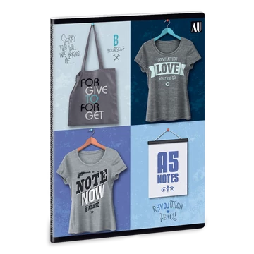 Ars Una Shirt 2 A/5 extra kapcsos füzet-sima