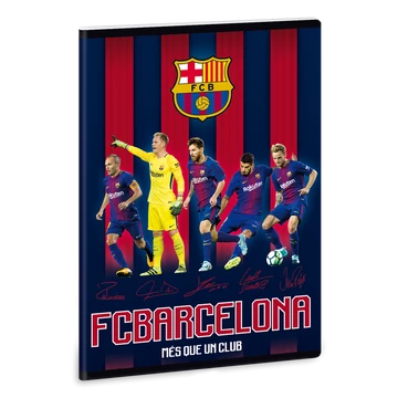 FC Barcelona A/5 extra kapcsos füzet-sima