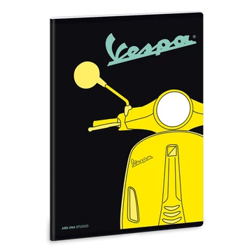 Vespa Yellow A/5 extra kapcsos füzet-sima