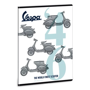 Vespa '46 A/5 extra kapcsos füzet-sima