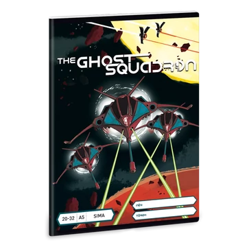 Ars Una The Ghost Squadron űrhajós A/5 sima füzet 20-32