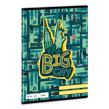 Ars Una The Big City A/5 sima füzet 20-32