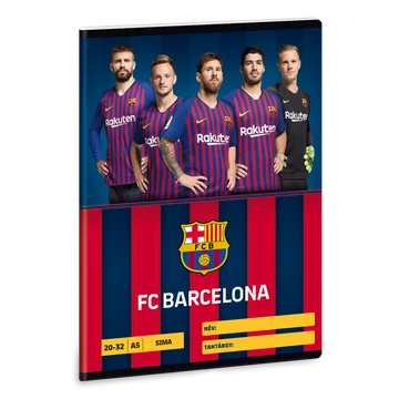 FC Barcelona A/5 sima füzet 20-32