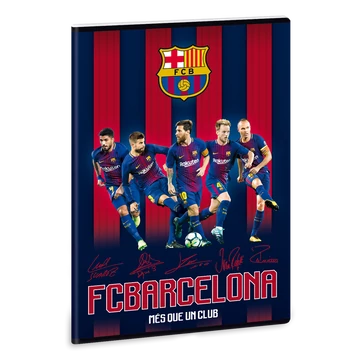 FC Barcelona A/4 extra kapcsos füzet-sima