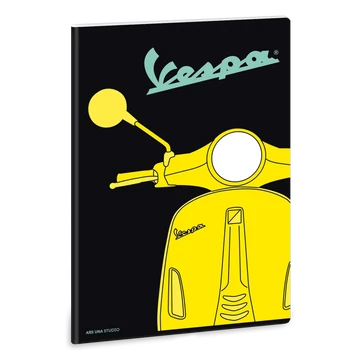 Vespa Yellow A/4 extra kapcsos füzet-sima