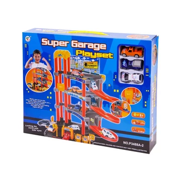 Super 4 szintes 3 emeletes parkolóház 3 autóval