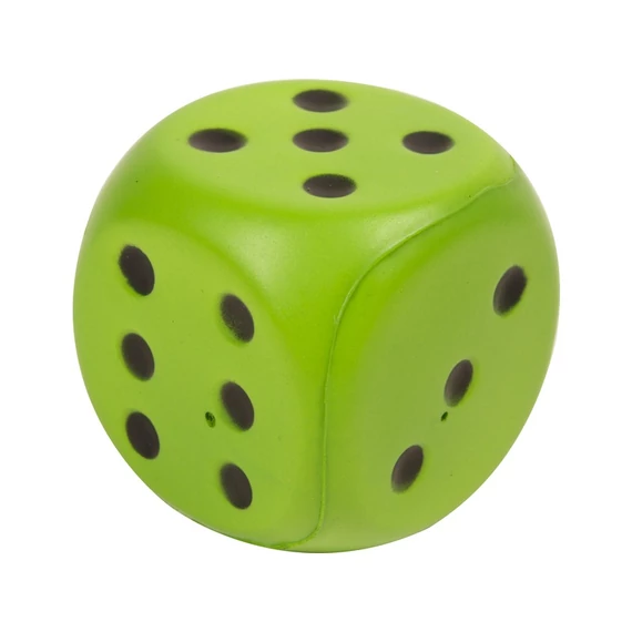 Szivacs dobókocka - 6 cm, többféle
