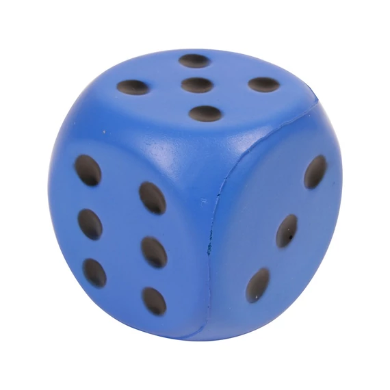Szivacs dobókocka - 6 cm, többféle