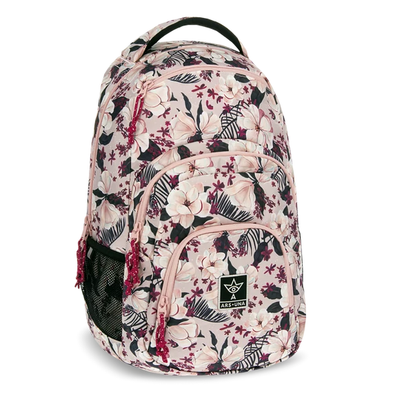 Ars Una Flowery pink hátizsák AU-2