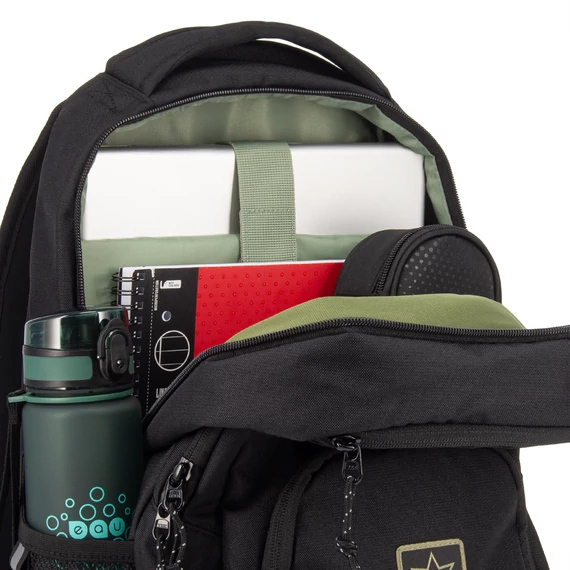Ars Una Cordura-black hátizsák AU-2