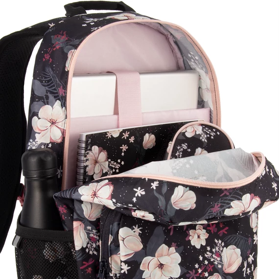 Ars Una Flowery black hátizsák AU-14