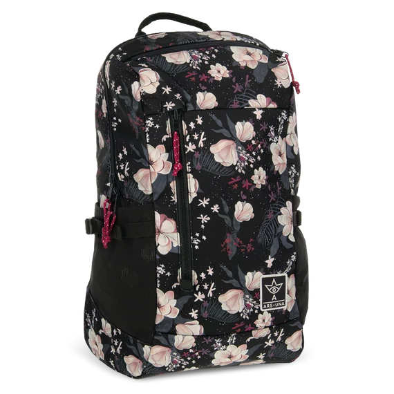 Ars Una Flowery black hátizsák AU-17