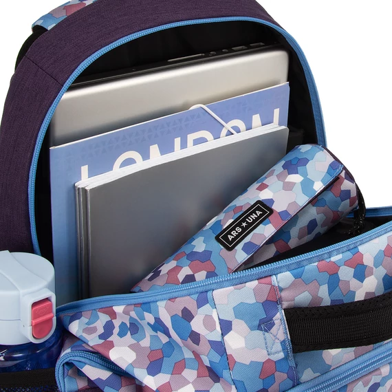 Ars Una Caleidoscope-blue ergonomikus hátizsák-27 L