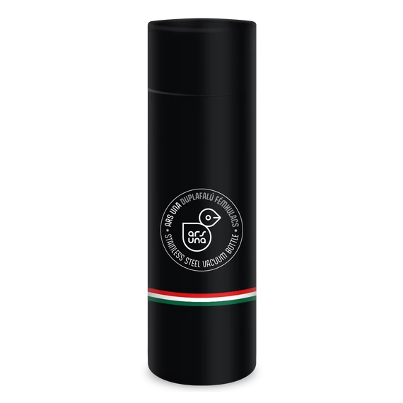 Ars Una duplafalú fémkulacs-600 ml - Flag-black