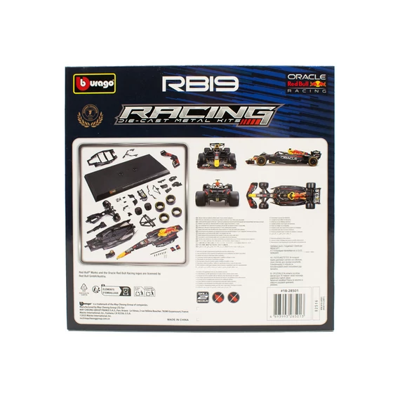 Bburago 1 /24 F1 KIT versenyautó pilótával - Red Bull Racing RB19