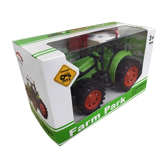 Műanyag traktor - 13 cm, többféle