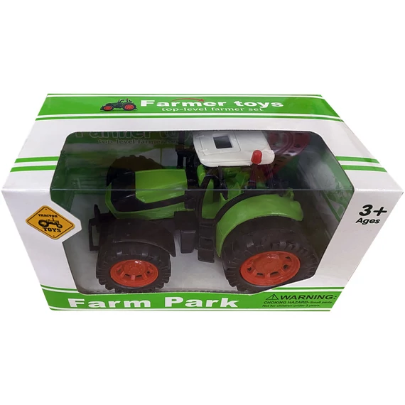 Műanyag traktor - 13 cm, többféle