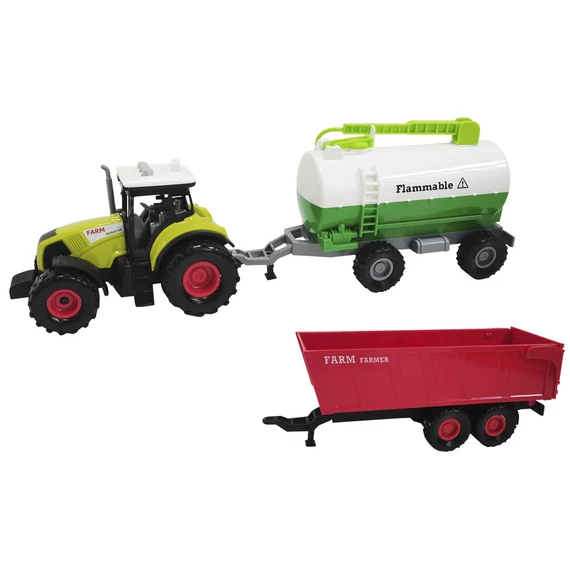 Lendkerekes traktor, zenél, világít