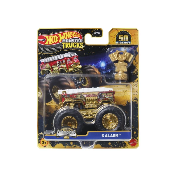 Hot wheels Monster trucks bajnok kisautó serleggel