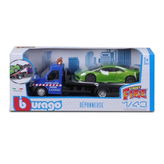 Bburago Street Fire - autómentő kisautó, 1:43