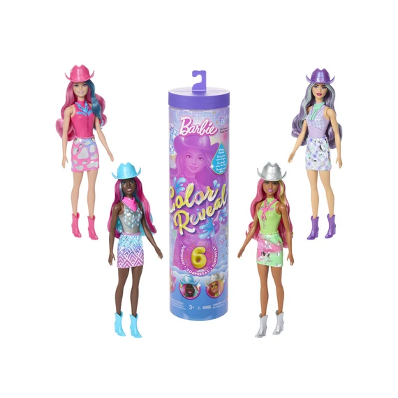 Barbie color reveal meglepetés baba disco-sztár sorozat