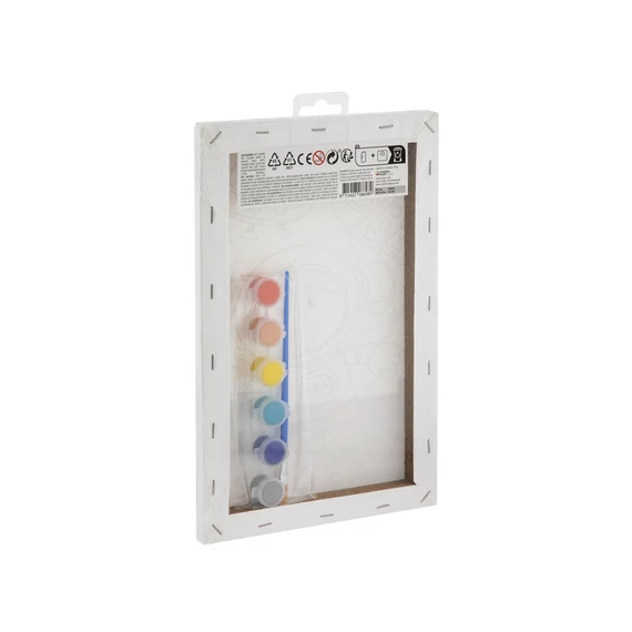 Grafix - Fess számok szerint, 4 féle - 29, 7 x 19, 5 cm ecsettel + 6 festékkel