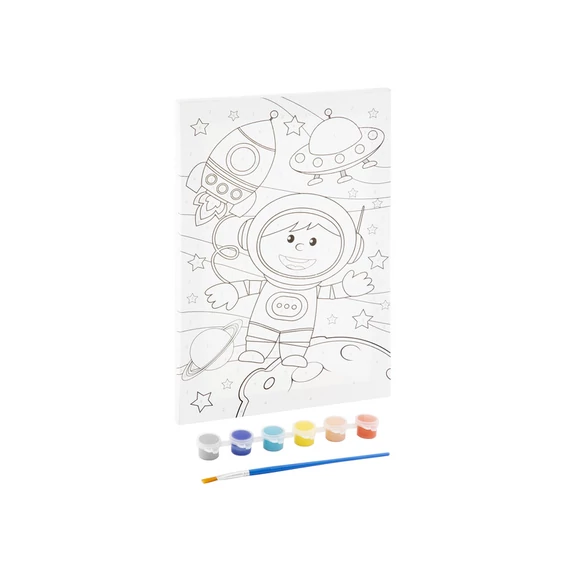 Grafix - Fess számok szerint, 4 féle - 29, 7 x 19, 5 cm ecsettel + 6 festékkel