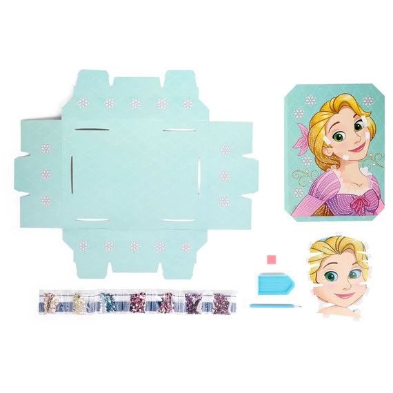 Gyémántfestős kép kerettel, Disney hercegők, 2 féle