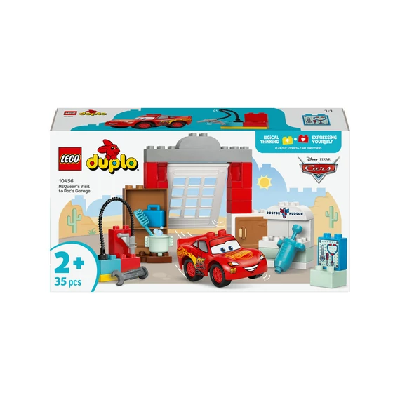LEGO Duplo disney 10456 Mcqueen látogatása doki garázsában