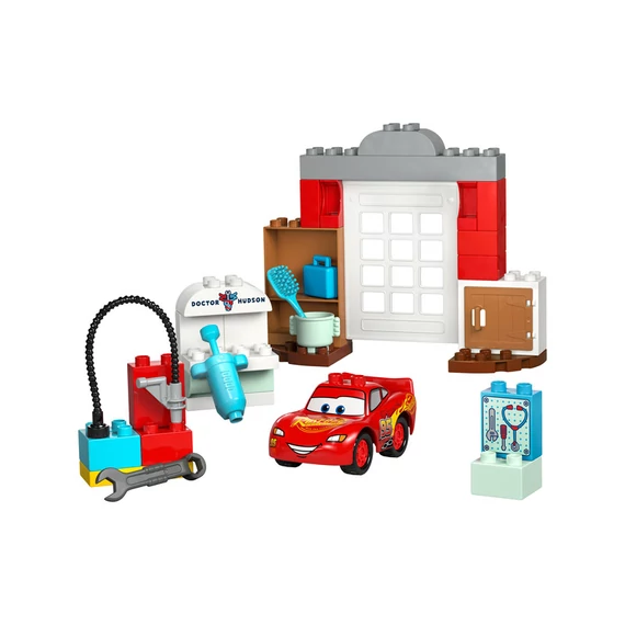 LEGO Duplo disney 10456 Mcqueen látogatása doki garázsában