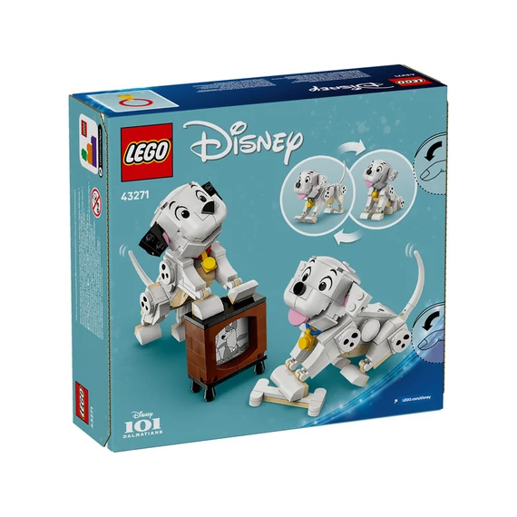 LEGO Disney classic 43271 101 kiskutya: kuksi és pelyhes dalmatakölykök