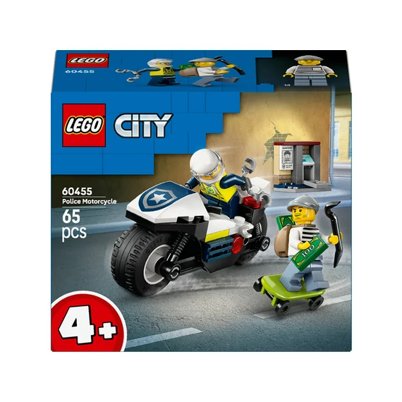 LEGO City 60455 Üldözés rendőrségi motorkerékpárral
