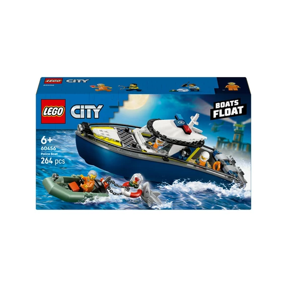 LEGO City 60456 Üldözés rendőrségi csónakkal
