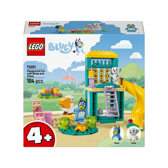 LEGO Bluey 11201 Bluey és Kloé vidám kalandjai a játszótéren