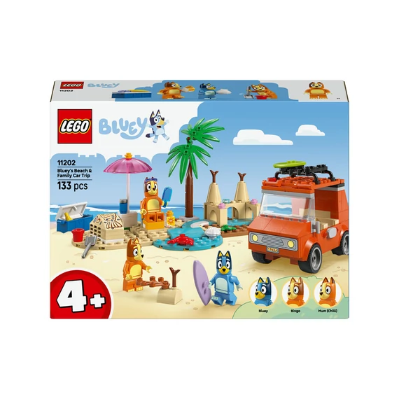 LEGO Bluey 11202 Bluey és családja a tengerpartra utazik