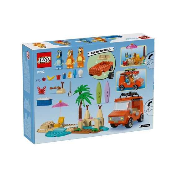 LEGO Bluey 11202 Bluey és családja a tengerpartra utazik
