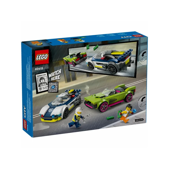 LEGO City Police 60415 Rendőrautó és sportkocsi hajsza