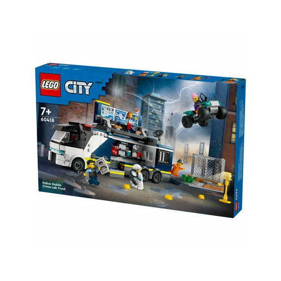 LEGO City Police 60418 Rendőrségi mozgó bűnügyi labor